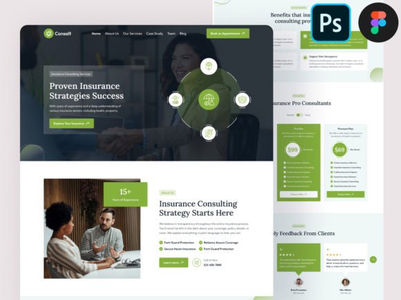 Building Trust Through Design: The Power of a Modern Insurance Consulting Website UI