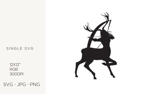 Fantasy Archer, Half Human, Half Deer: A Versatile Digital Asset for Modern Creators