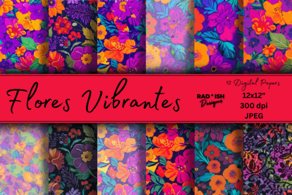 Flores Vibrantes Digital Paper Pack: A Practical Guide to Using Spanish-Inspired Watercolor Designs