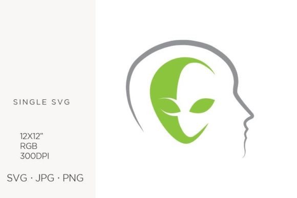 Green Alien Inside Human Head: A Creative Asset for Modern Digital Design