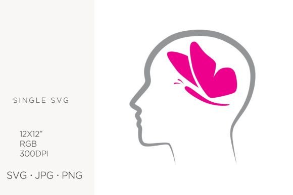 Head Butterfly Vector Logo Icon: A Versatile Digital Asset for Modern Creators