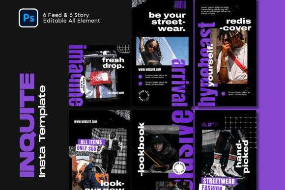 Inquite Hypebeast Instagram Template Guide