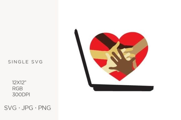 Laptop, Red Heart and Human Hands: Bridging Digital Design with Human Connection