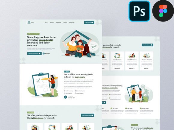 Mastering the Insurance Illustration Figma PSD File: A Complete Guide to Modern Web Design