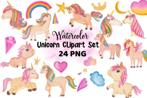 Watercolor Unicorn Clipart Set: A Creative Guide